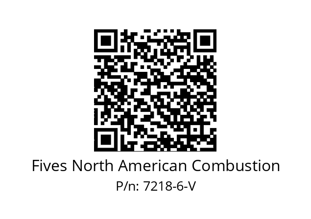   Fives North American Combustion 7218-6-V