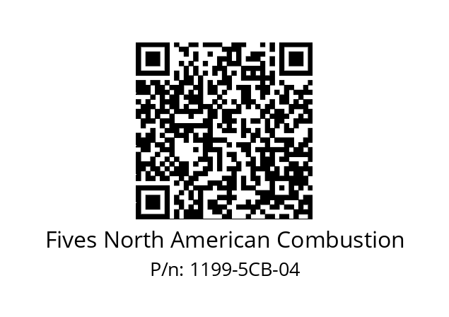   Fives North American Combustion 1199-5CB-04