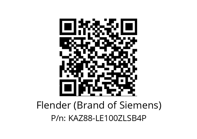   Flender (Brand of Siemens) KAZ88-LE100ZLSB4P