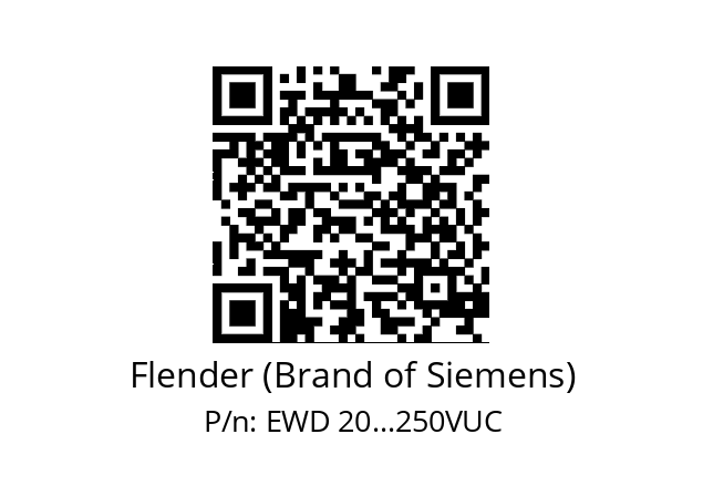   Flender (Brand of Siemens) EWD 20...250VUC