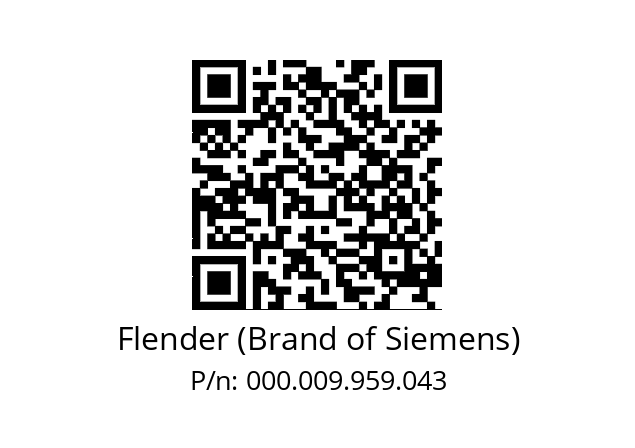   Flender (Brand of Siemens) 000.009.959.043