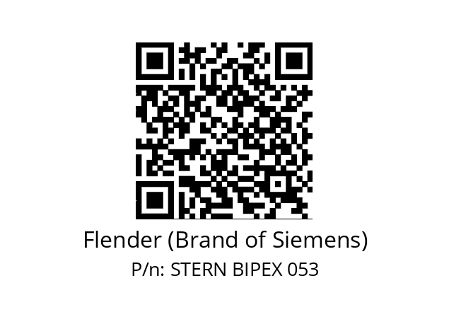   Flender (Brand of Siemens) STERN BIPEX 053