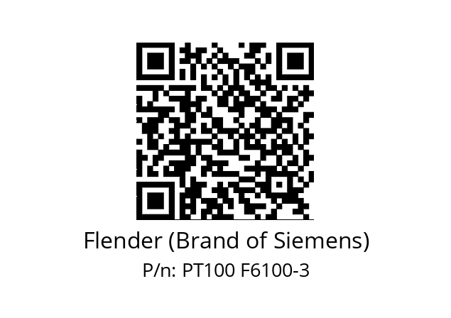   Flender (Brand of Siemens) PT100 F6100-3