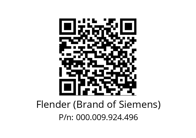   Flender (Brand of Siemens) 000.009.924.496