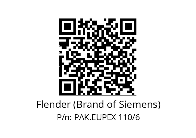   Flender (Brand of Siemens) PAK.EUPEX 110/6