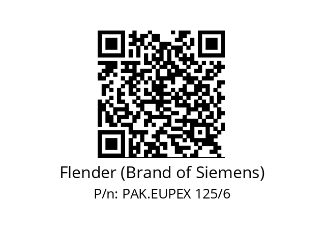   Flender (Brand of Siemens) PAK.EUPEX 125/6