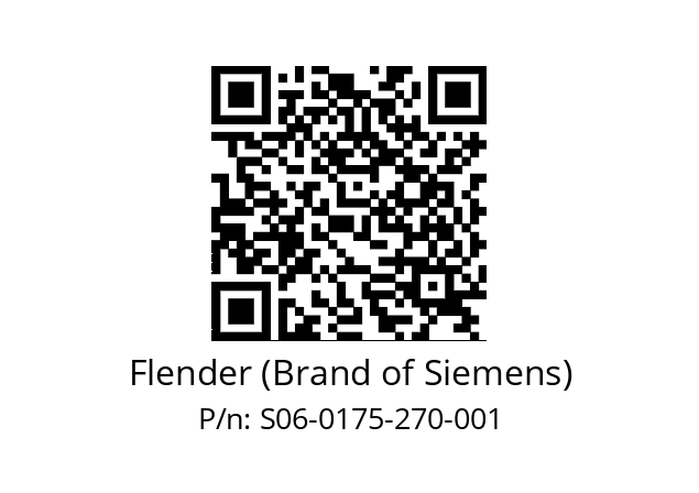   Flender (Brand of Siemens) S06-0175-270-001