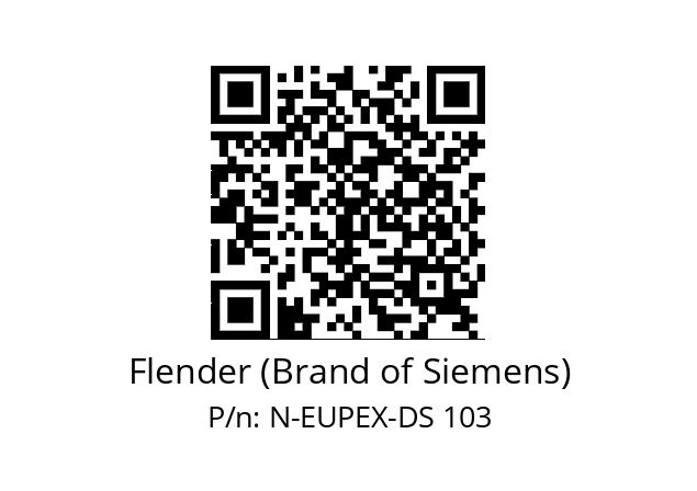   Flender (Brand of Siemens) N-EUPEX-DS 103