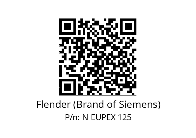   Flender (Brand of Siemens) N-EUPEX 125