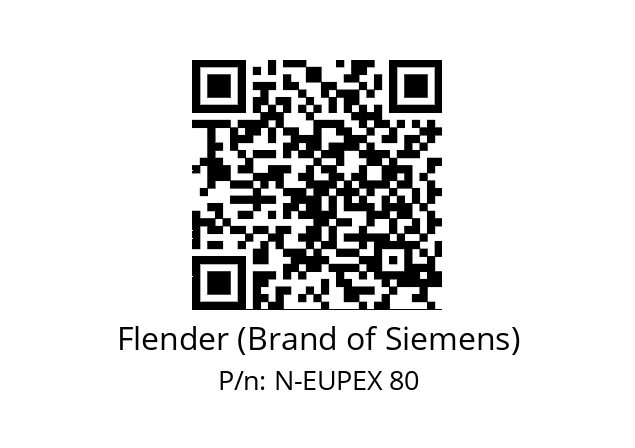   Flender (Brand of Siemens) N-EUPEX 80