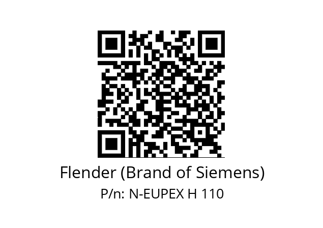   Flender (Brand of Siemens) N-EUPEX H 110