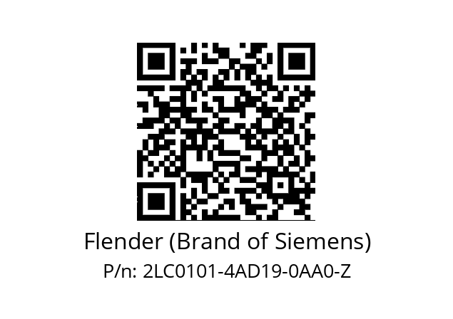   Flender (Brand of Siemens) 2LC0101-4AD19-0AA0-Z