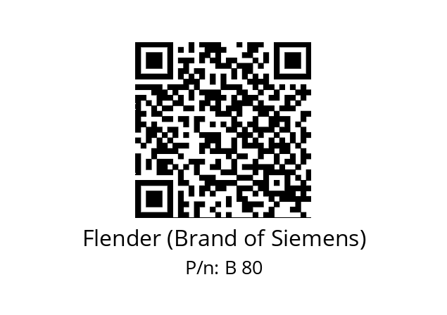   Flender (Brand of Siemens) B 80