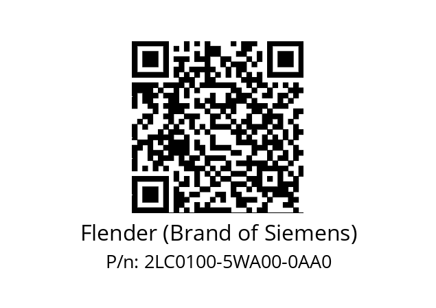   Flender (Brand of Siemens) 2LC0100-5WA00-0AA0