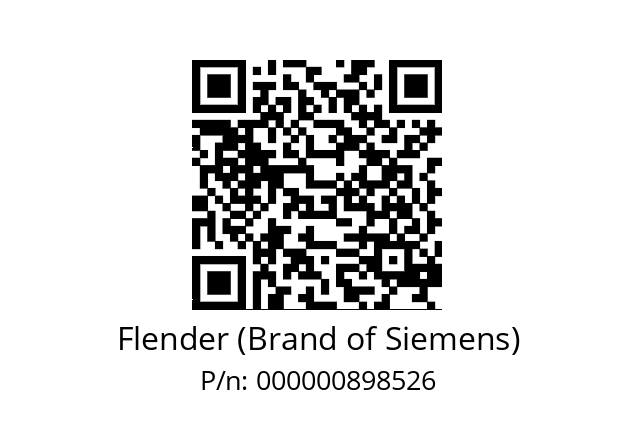   Flender (Brand of Siemens) 000000898526