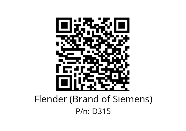   Flender (Brand of Siemens) D315