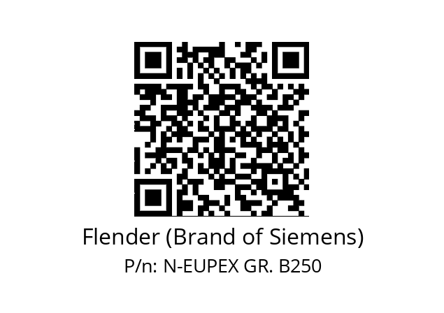   Flender (Brand of Siemens) N-EUPEX GR. B250