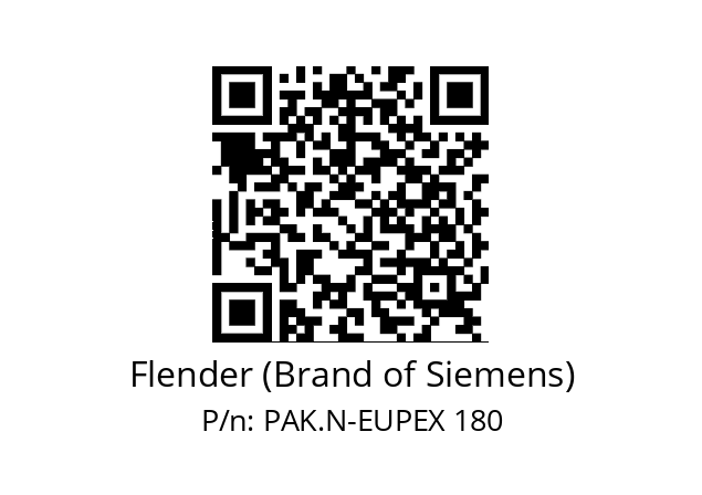   Flender (Brand of Siemens) PAK.N-EUPEX 180