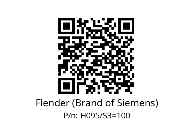   Flender (Brand of Siemens) H095/S3=100