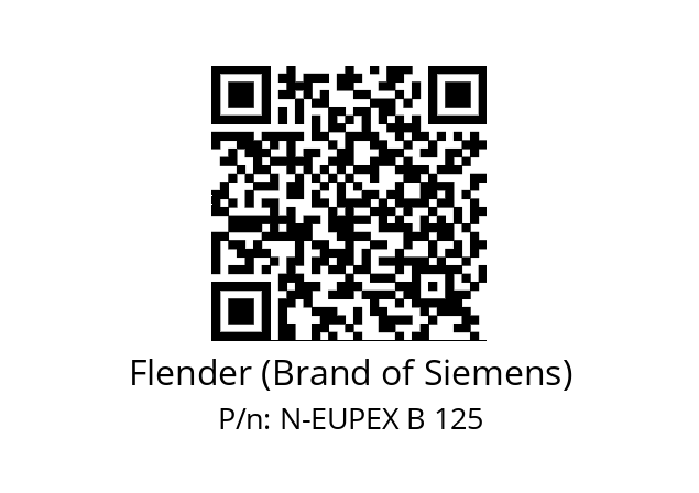   Flender (Brand of Siemens) N-EUPEX B 125