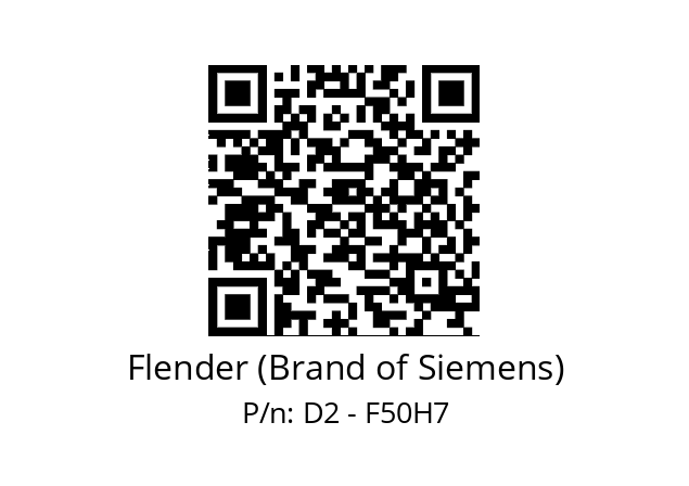   Flender (Brand of Siemens) D2 - F50H7