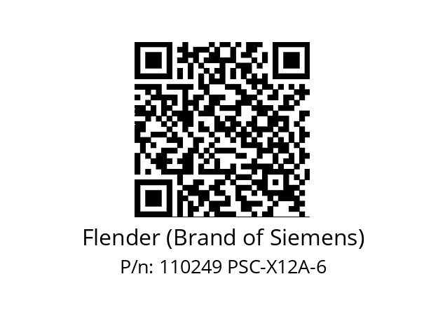   Flender (Brand of Siemens) 110249 PSC-X12A-6