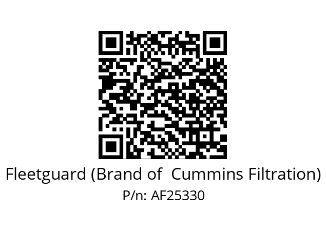   Fleetguard (Brand of  Cummins Filtration) AF25330