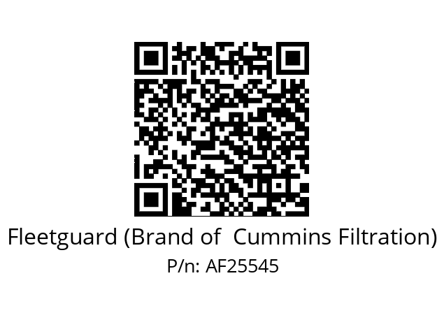   Fleetguard (Brand of  Cummins Filtration) AF25545