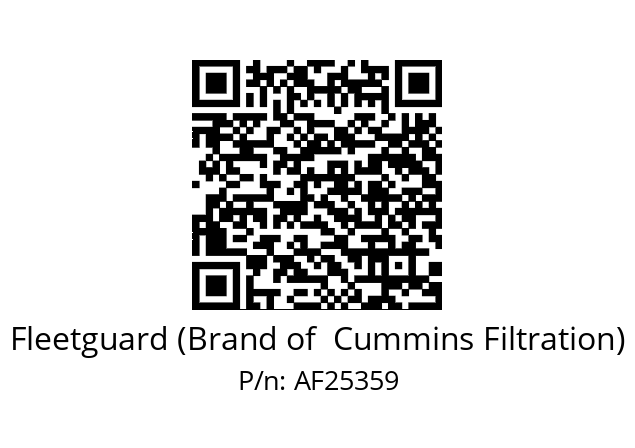   Fleetguard (Brand of  Cummins Filtration) AF25359