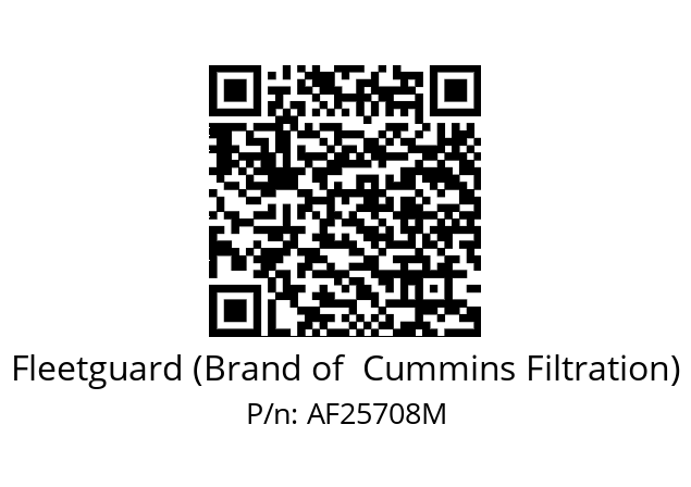   Fleetguard (Brand of  Cummins Filtration) AF25708M