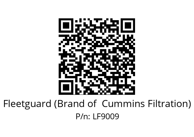   Fleetguard (Brand of  Cummins Filtration) LF9009