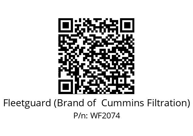   Fleetguard (Brand of  Cummins Filtration) WF2074