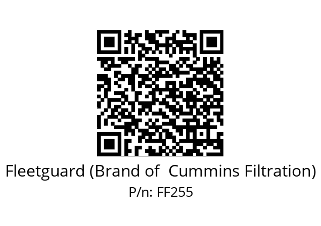   Fleetguard (Brand of  Cummins Filtration) FF255