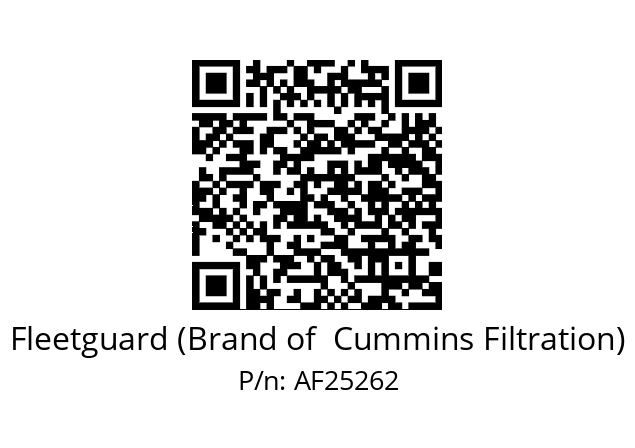   Fleetguard (Brand of  Cummins Filtration) AF25262