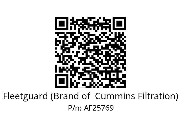   Fleetguard (Brand of  Cummins Filtration) AF25769