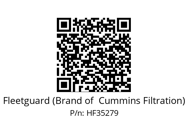   Fleetguard (Brand of  Cummins Filtration) HF35279