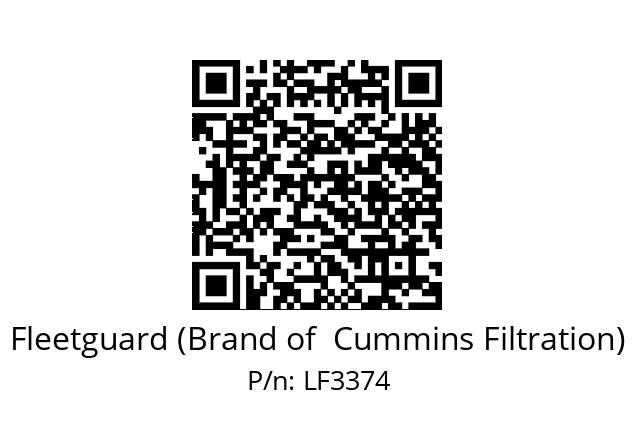   Fleetguard (Brand of  Cummins Filtration) LF3374