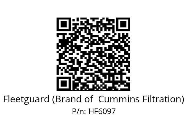   Fleetguard (Brand of  Cummins Filtration) HF6097