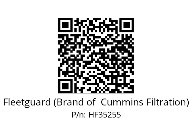   Fleetguard (Brand of  Cummins Filtration) HF35255