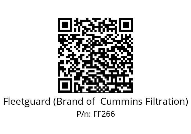   Fleetguard (Brand of  Cummins Filtration) FF266