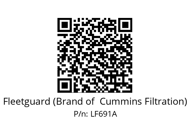   Fleetguard (Brand of  Cummins Filtration) LF691A