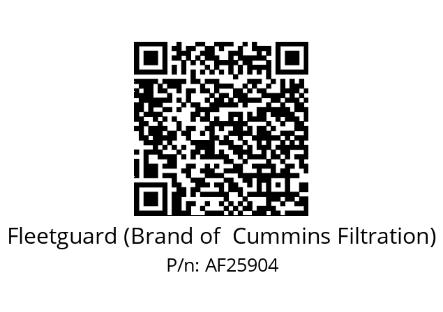   Fleetguard (Brand of  Cummins Filtration) AF25904