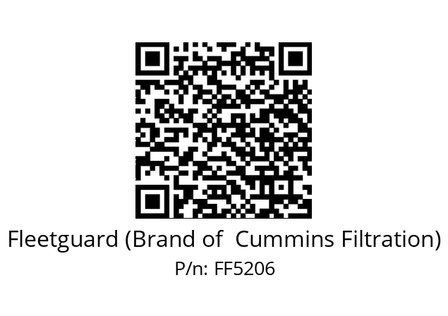   Fleetguard (Brand of  Cummins Filtration) FF5206