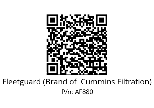   Fleetguard (Brand of  Cummins Filtration) AF880