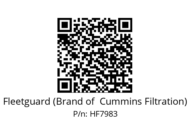   Fleetguard (Brand of  Cummins Filtration) HF7983