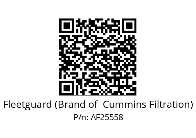   Fleetguard (Brand of  Cummins Filtration) AF25558