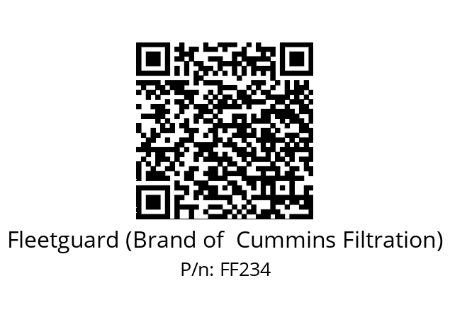   Fleetguard (Brand of  Cummins Filtration) FF234