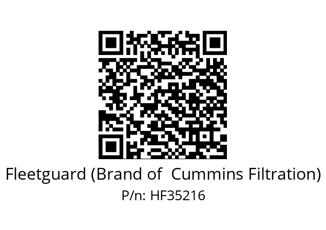   Fleetguard (Brand of  Cummins Filtration) HF35216