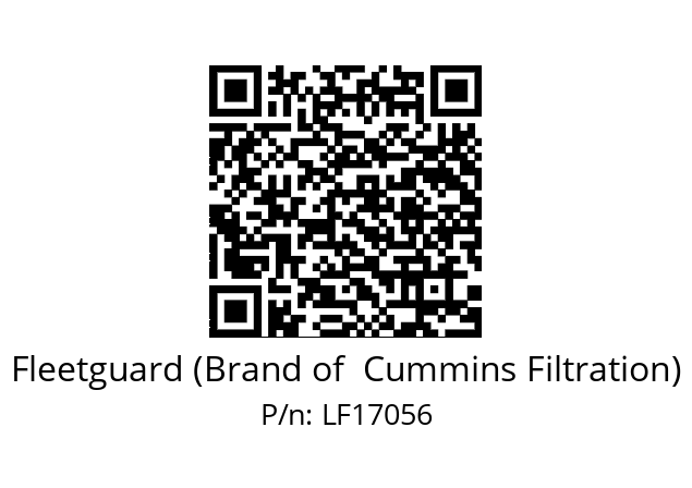   Fleetguard (Brand of  Cummins Filtration) LF17056