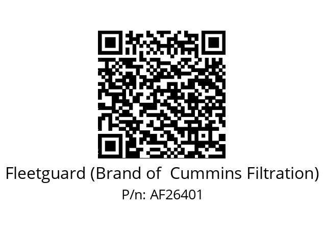   Fleetguard (Brand of  Cummins Filtration) AF26401